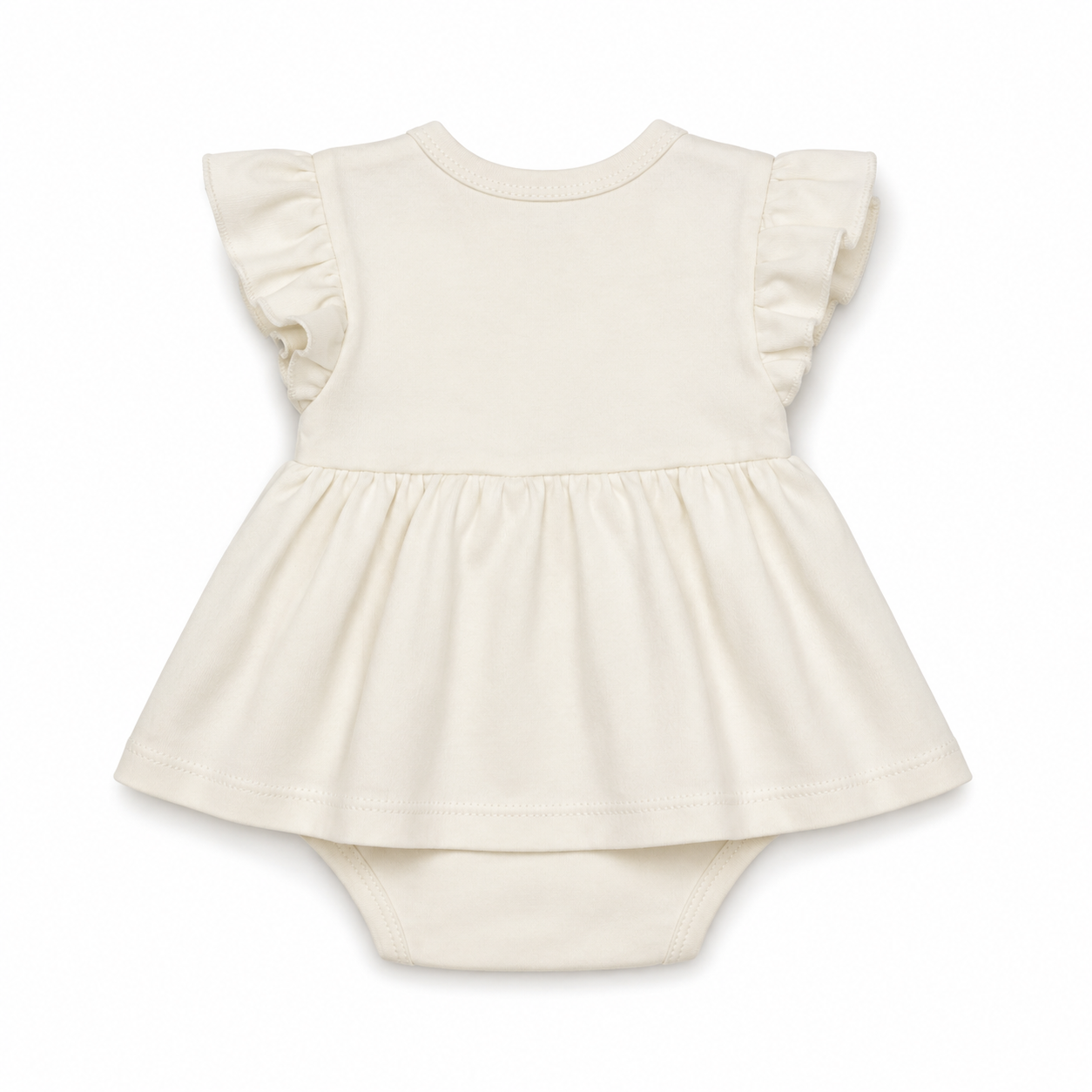 Sweet Bear Bow Baby Dress Bodysuit