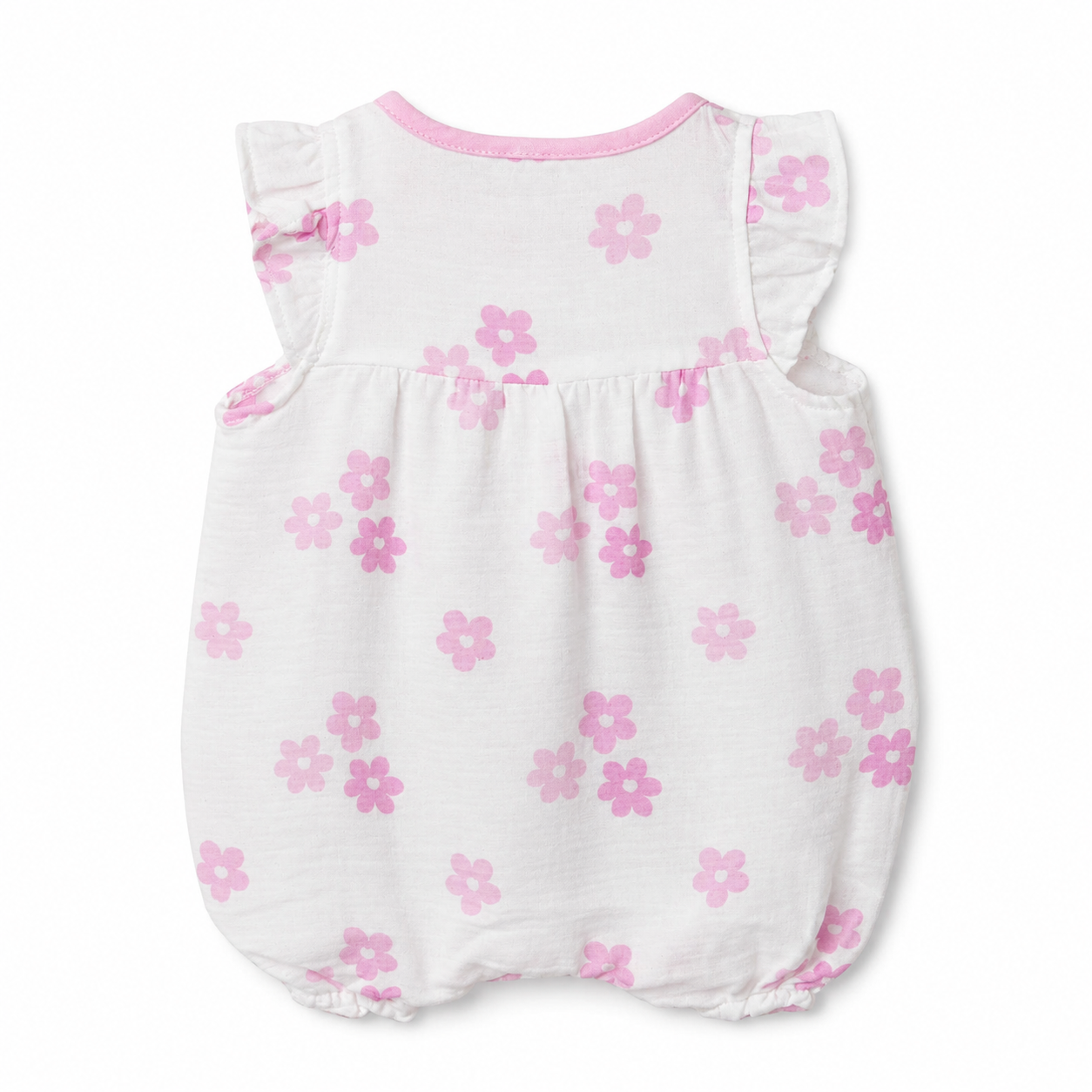 Daisy Button Baby Romper