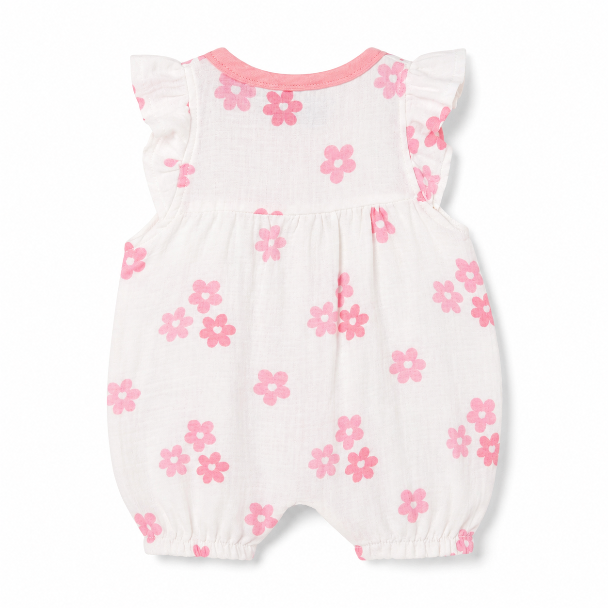 Daisy Button Baby Romper