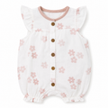 Daisy Button Baby Romper