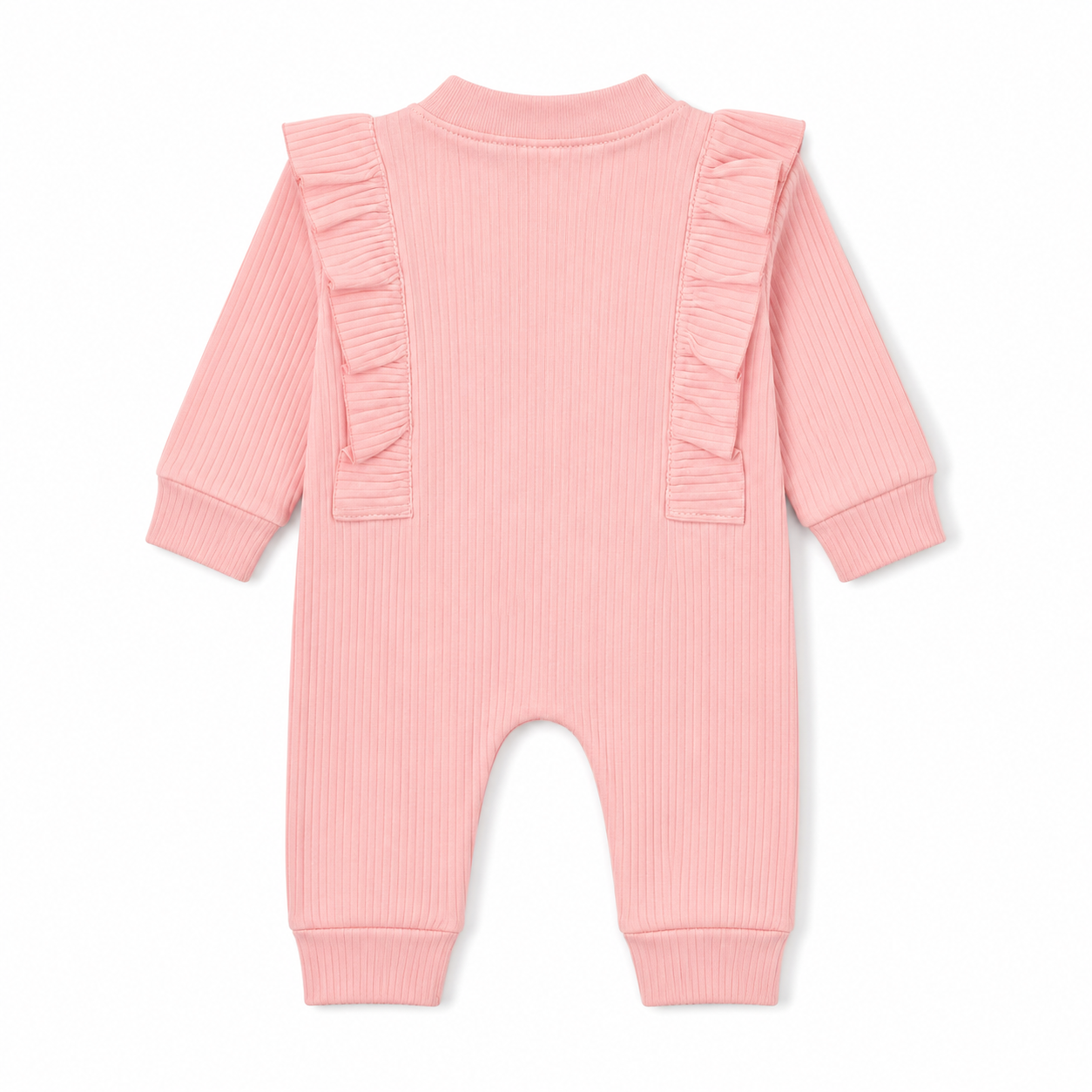 Ruffle Button Baby Romper & Headband Set