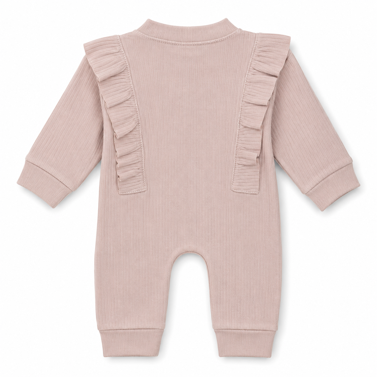 Ruffle Button Baby Romper & Headband Set