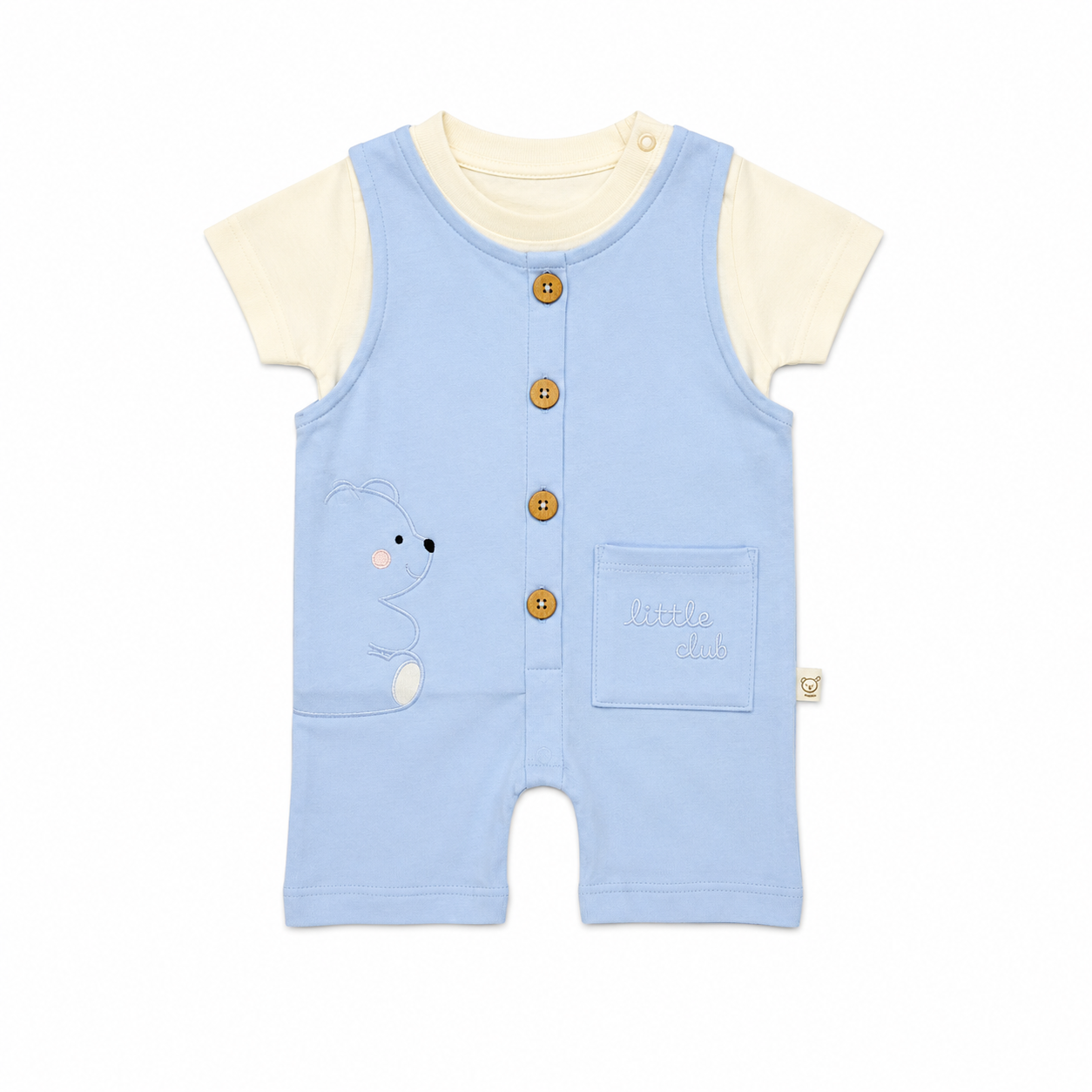 Little Cub Two-Piece Baby Romper Set