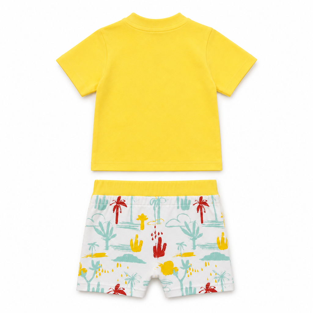 Sunny Side Baby Shorts Set
