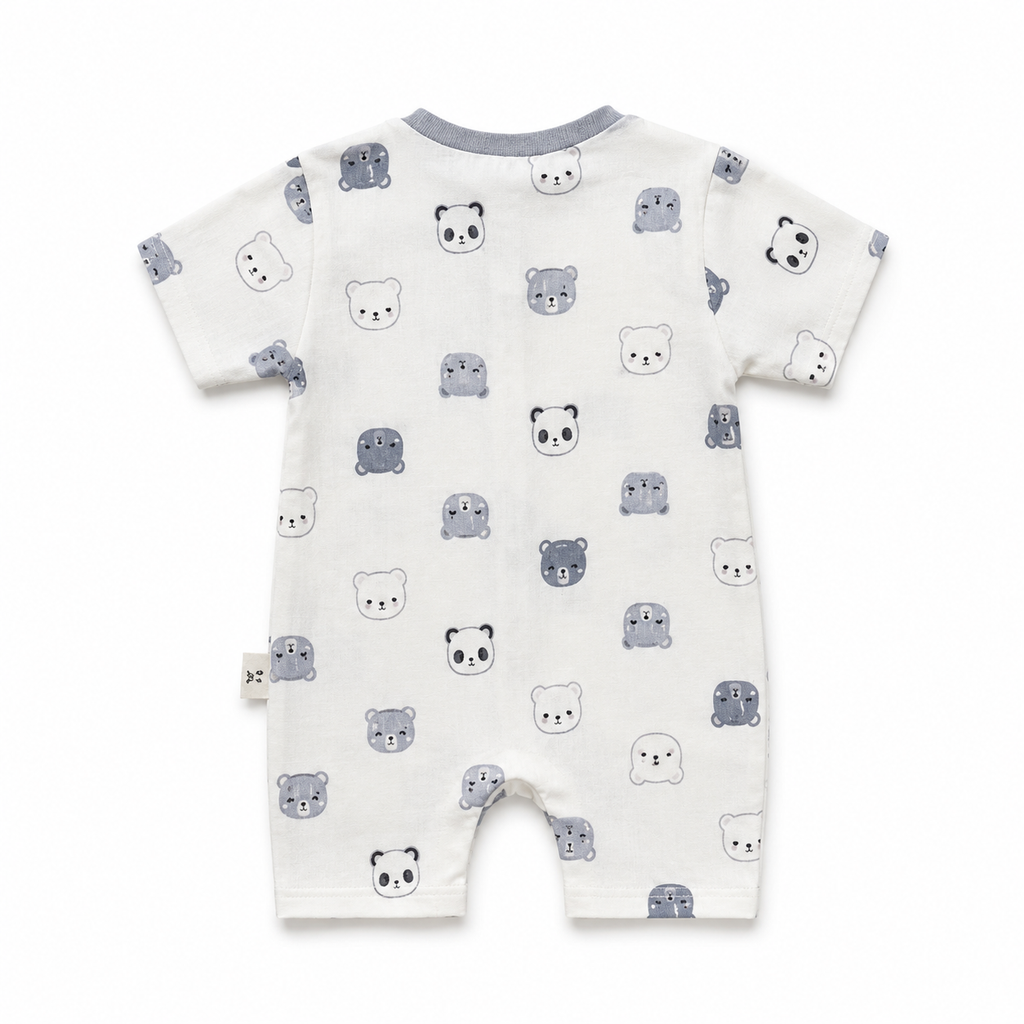 Little Bear Faces Baby Romper