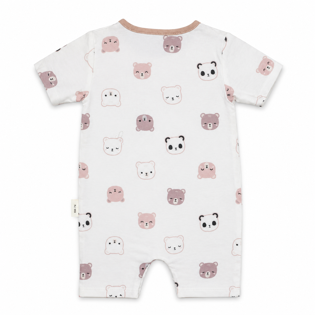 Little Bear Faces Baby Romper