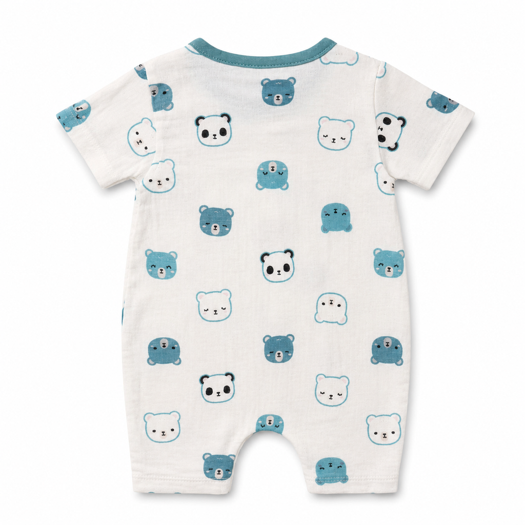 Little Bear Faces Baby Romper