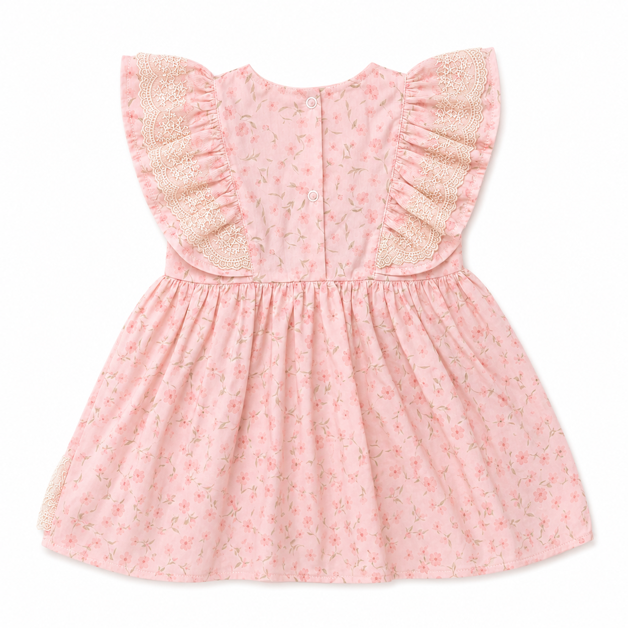 Floral Lace Bow Baby Dress