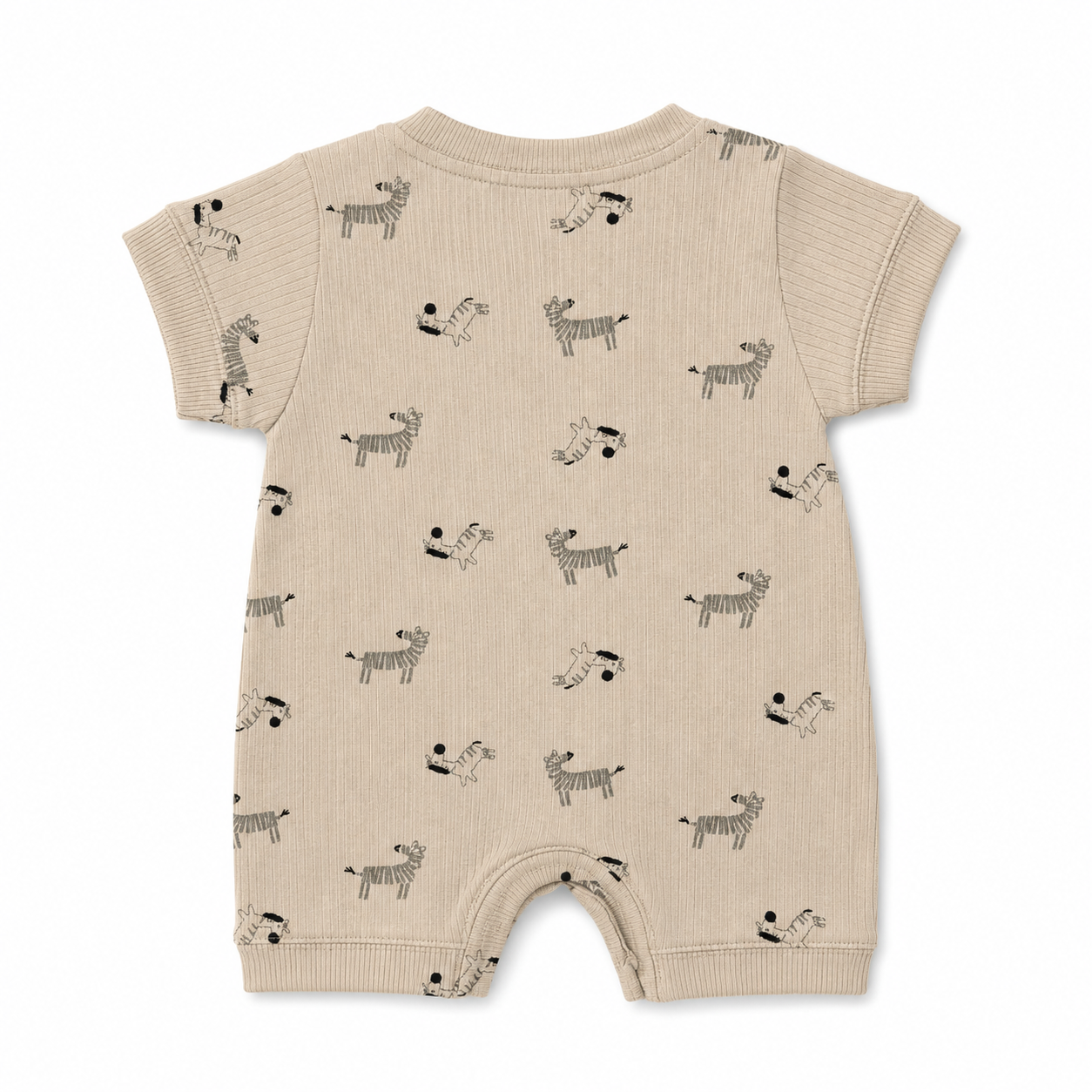 Zebra Friend Baby Romper