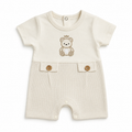Crown Teddy Baby Romper
