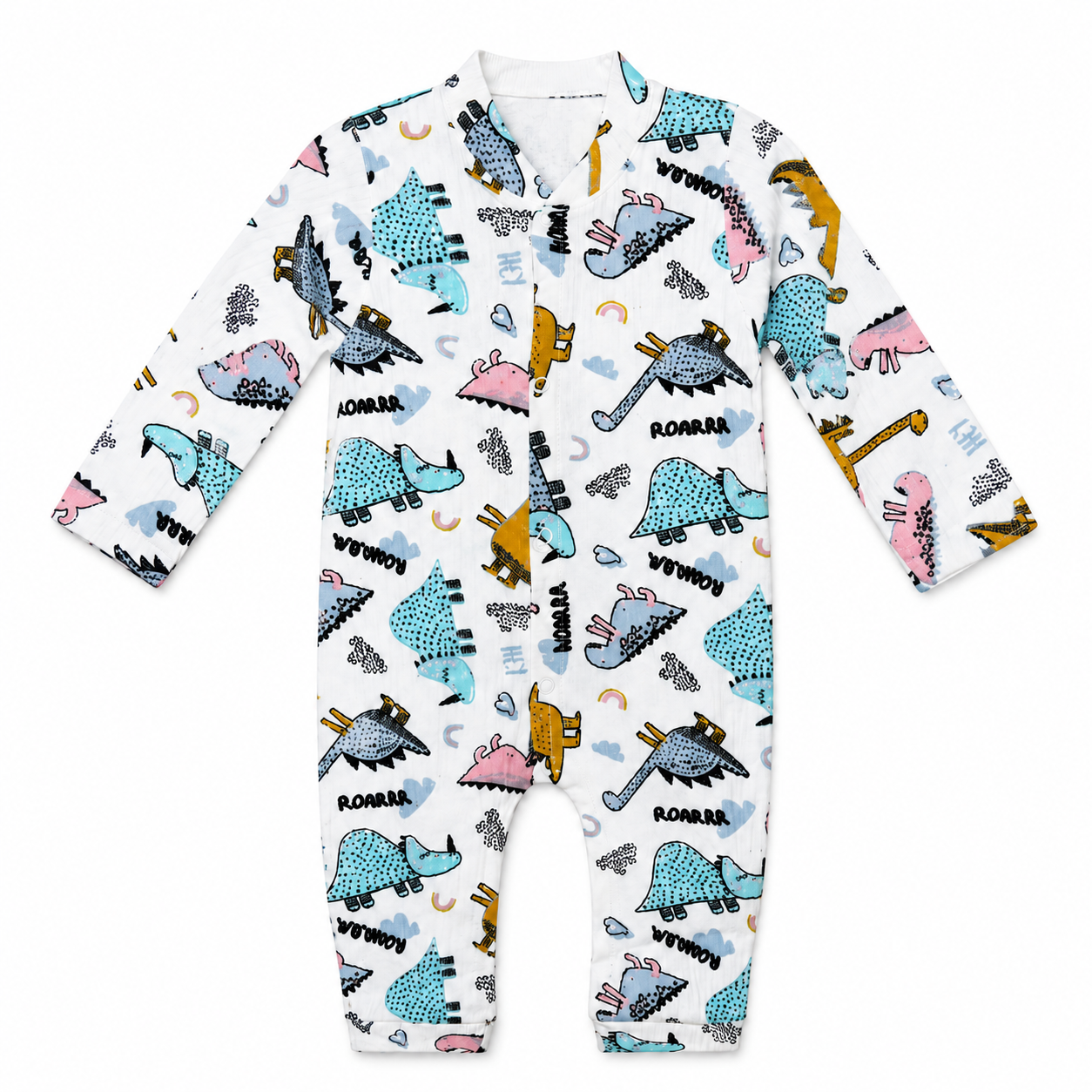 Dino Roar Baby Sleepsuit