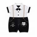 Little Gentleman Bow Romper