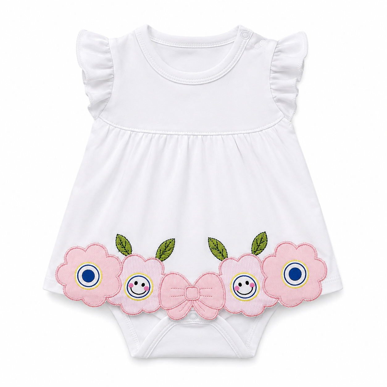 Blossom Smile Baby Bodysuit Dress