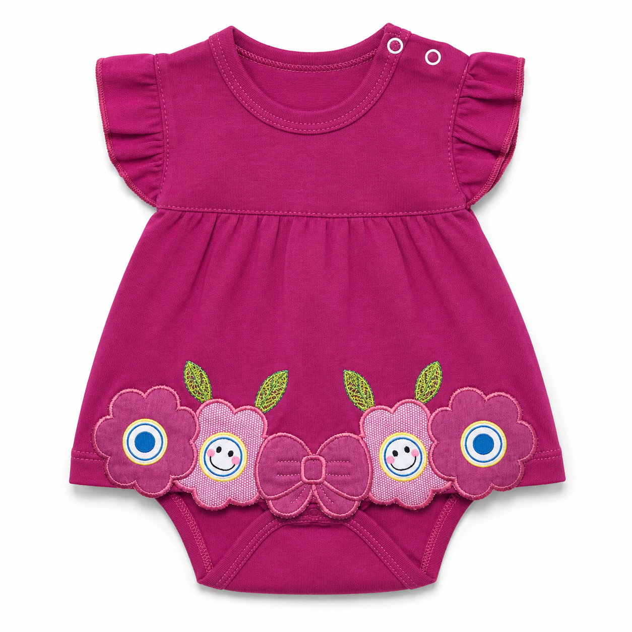Blossom Smile Baby Bodysuit Dress
