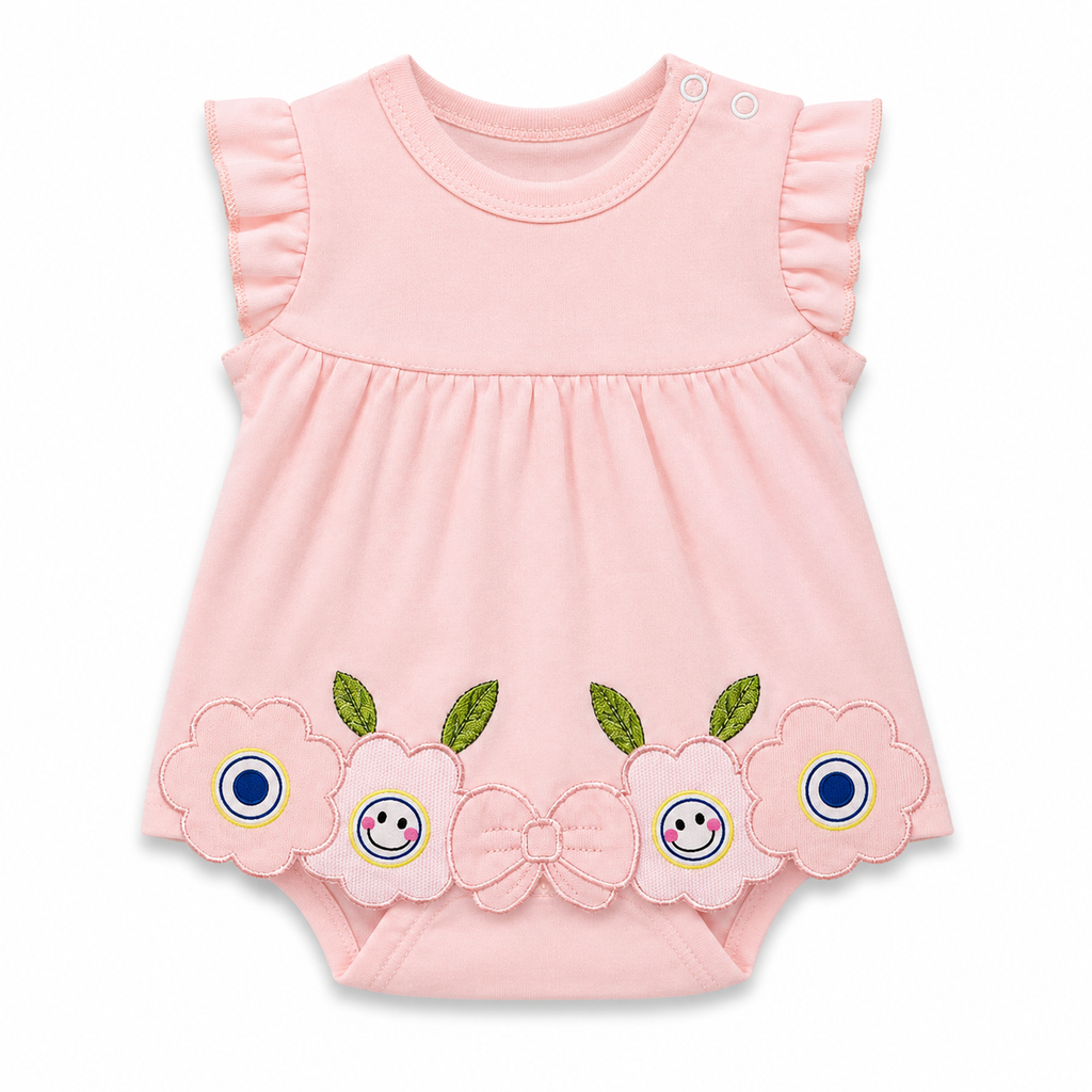 Blossom Smile Baby Bodysuit Dress