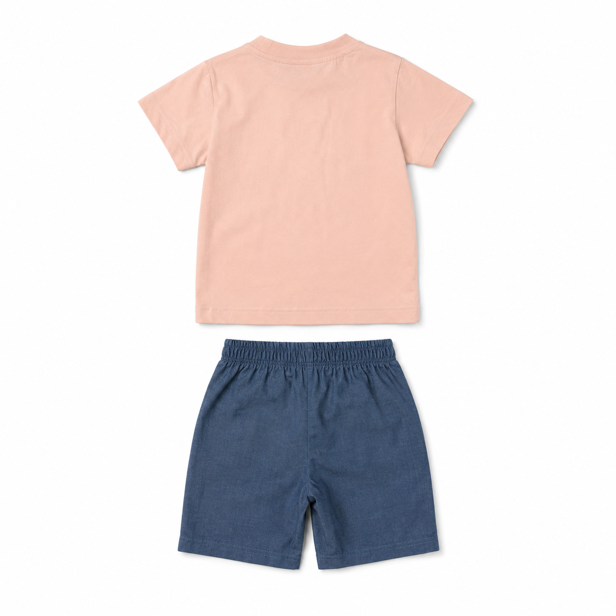 Flower Heart Baby Shorts Set