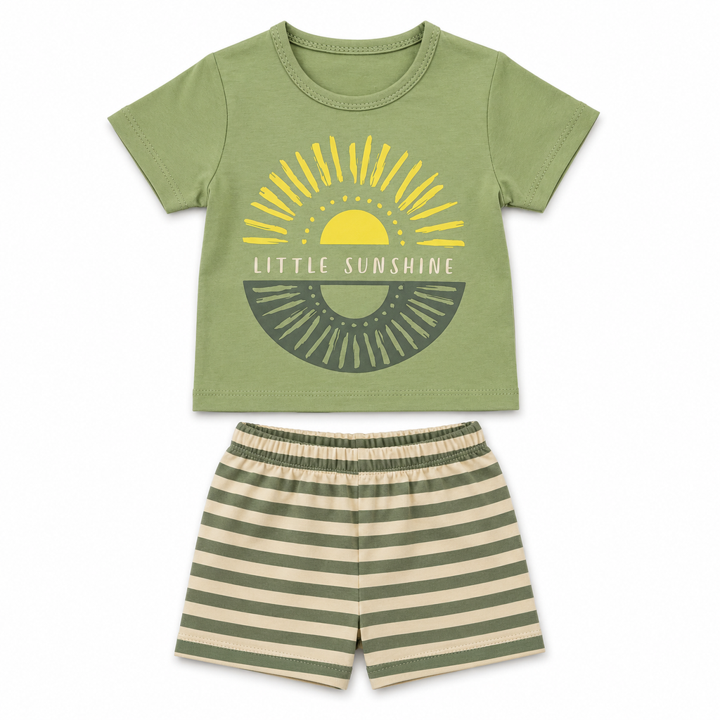 Little Sunshine Baby Shorts Set