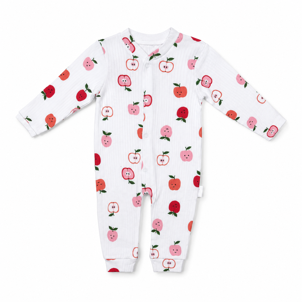 Apple Garden Baby Sleepsuit