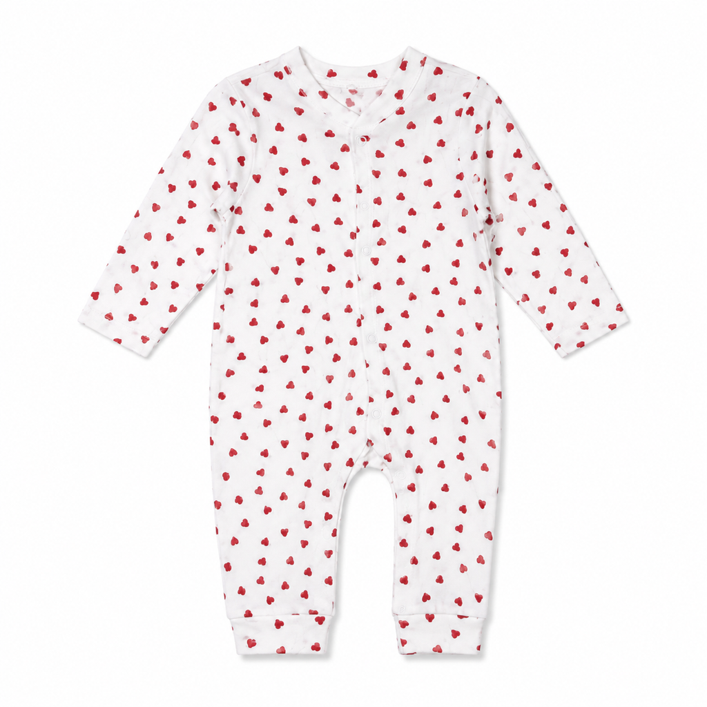 Tiny Hearts Baby Sleepsuit