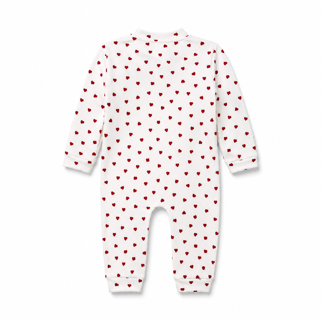 Tiny Hearts Baby Sleepsuit