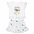 Sweet Bird Ruffle Shorts Set
