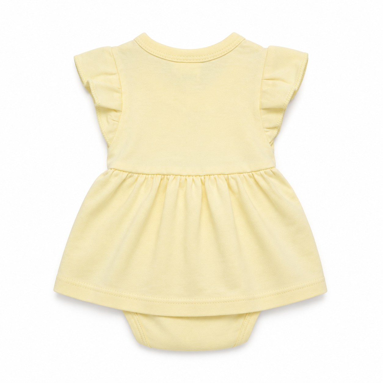 Sweet Bear Bow Baby Dress Bodysuit