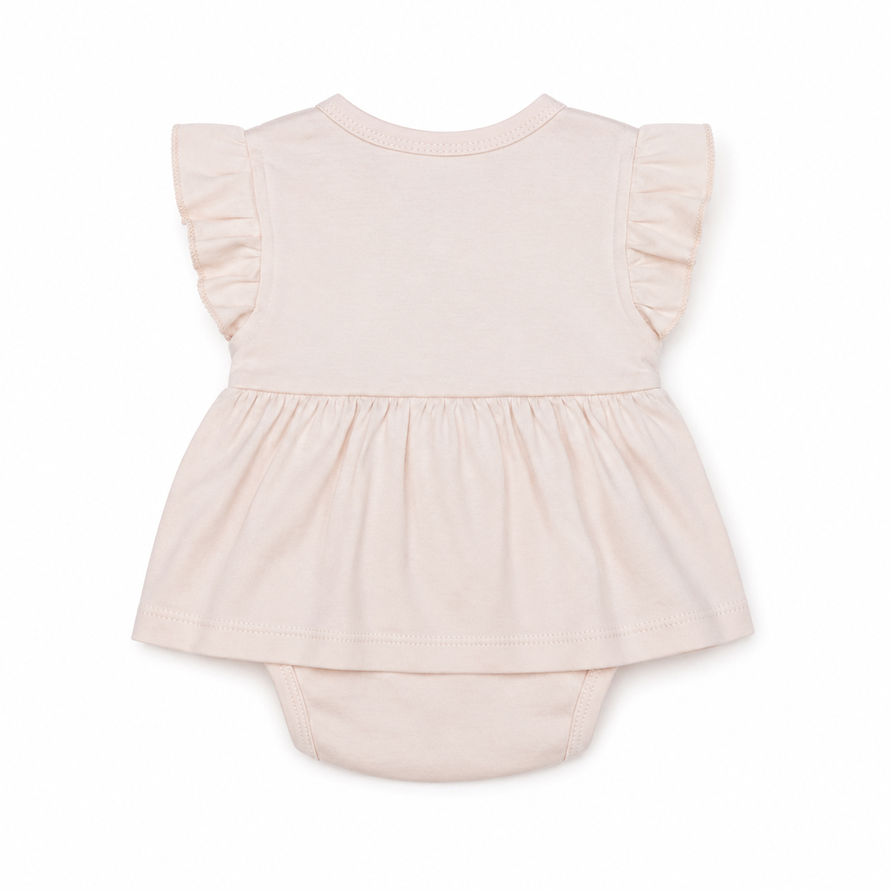 Sweet Bear Bow Baby Dress Bodysuit