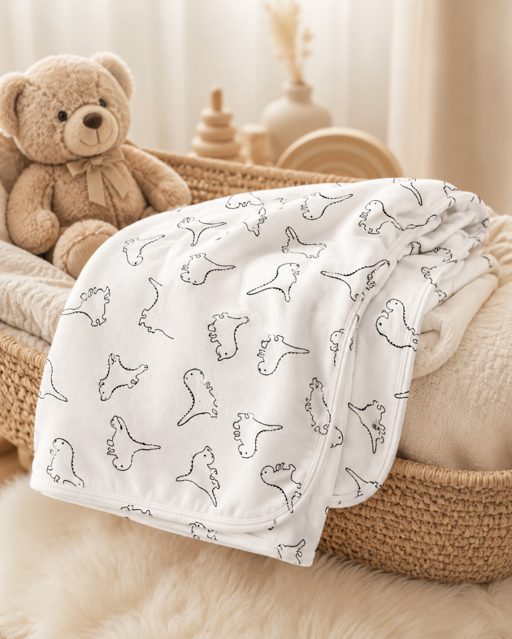 Dino Dreams Baby Swaddle