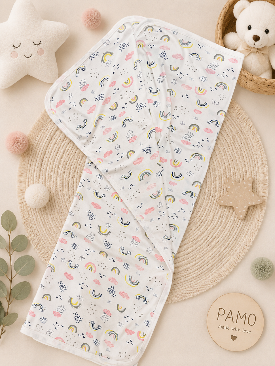 Rainbow Dreams Baby Swaddle