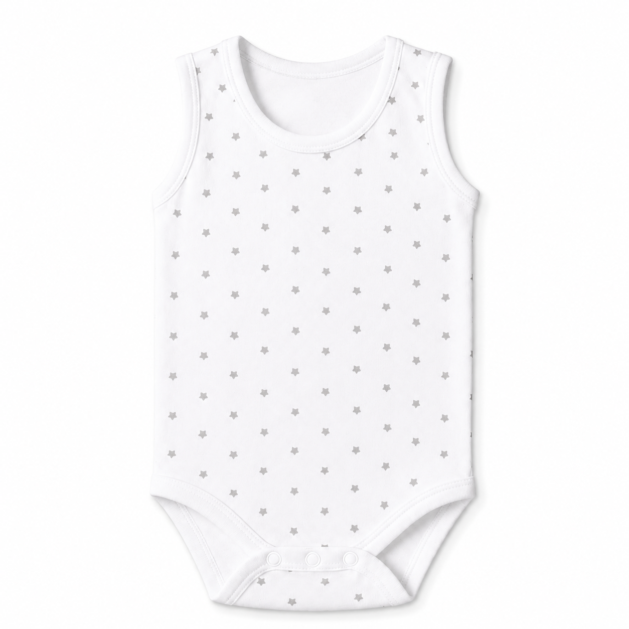 Starry Essentials Sleeveless Baby Bodysuit