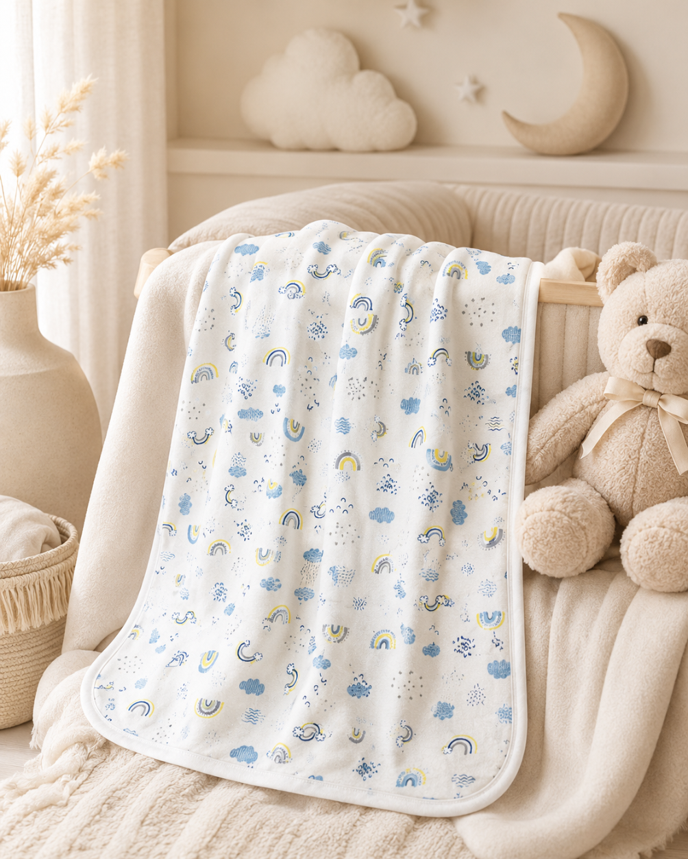 Rainbow Dreams Baby Swaddle