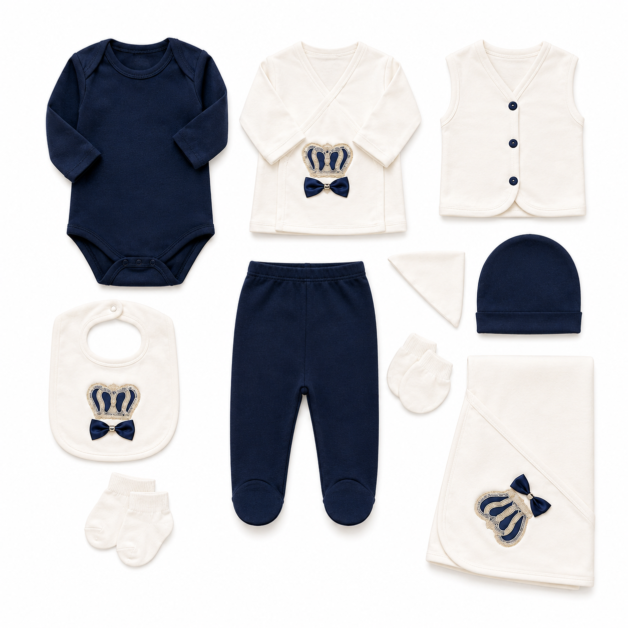 Royal Crown 10-Piece Newborn Hospital Set